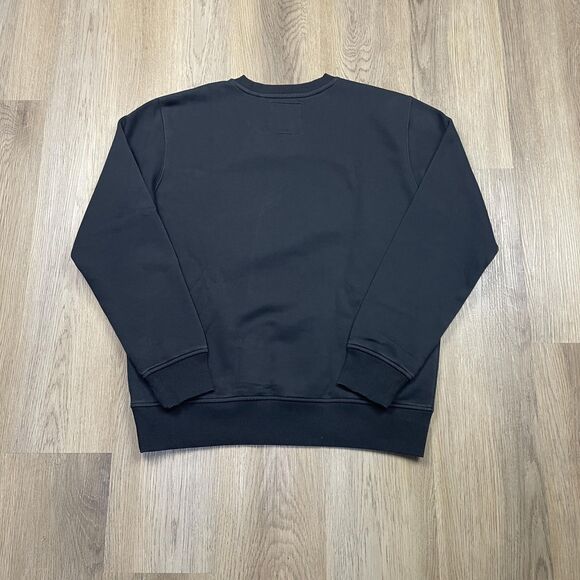 G-Star RAW Sweatshirt Mens Large Black Crewneck Pullover Logo RAW Graphic Fleece - Picture 7 of 12